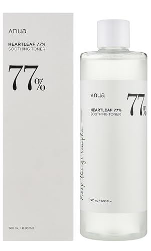 ANUA Heartleaf 77% Toner apaisant 500 ml - Beauté & Parfums Amazon France à 17.88€
