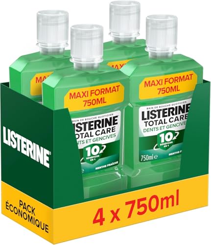 Listerine, Bain de Bouche Total Care Dents et Gencives (lot... - Beauté & Parfums en promo à 18.71€