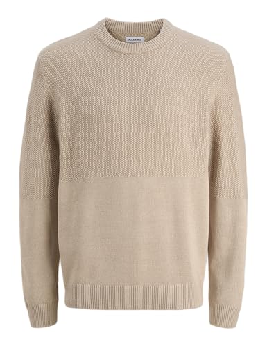 JACK & JONES Jjcarl Knit Crew Neck, Oatmeal, XS - Auto & Motorcycle Amazon UK à 9.69€