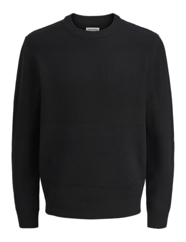 JACK & JONES Jjcarl Knit Crew Neck, Black, S - Auto & Motorcycle Amazon UK à 7.80€