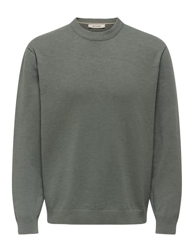 ONLY & SONS Onsgame RLX 12 LS Crew, Castor Gray., L - Jouets & Jeux Amazon Espagne à 14.01€