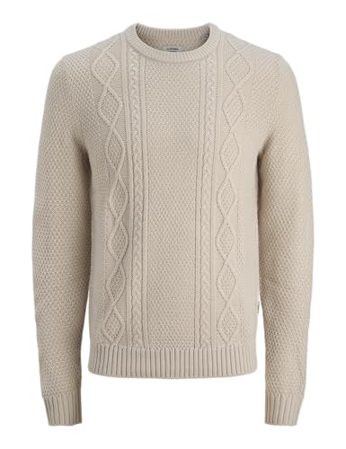 JJ rebel Jrebjosh Knit Crew Neck, Raggio di Luna, M Uomo - Amazon Italy à 9.01€