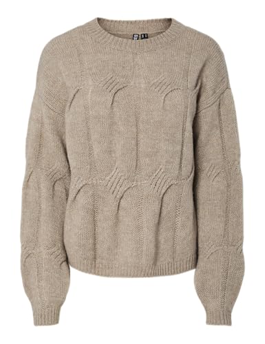 PIECES Pcjenna Ls O-Neck Cable Knit Noos Bc - Tech & Electronics Amazon Germany à 20.12€