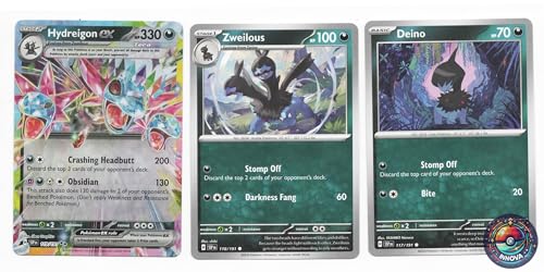 Hydreigon ex 119/191 - Surging Sparks - Lot de cartes Tera... - Jouets & Jeux Amazon France à 15.26€