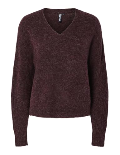PIECES Pclayla LS V-Neck Knit Noos, Tawny Port, L - High-Tech & Électronique Amazon Italie à 32.11€