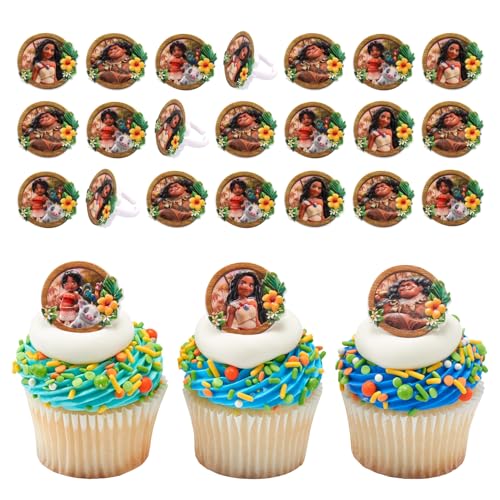 DecoPac Disney Vaiana Lot de 24 décorations de cupcakes à 2... - Jouets & Jeux Amazon France à 24.62€