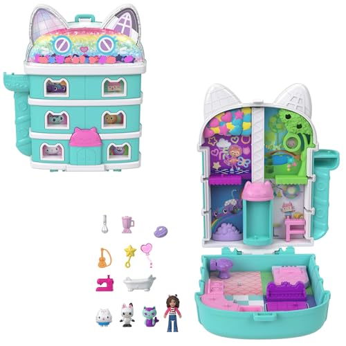 Polly Pocket x Gabby’s Dollhouse Compact, Micro Dolls and... - Toys & Games Amazon UK à 17.99€