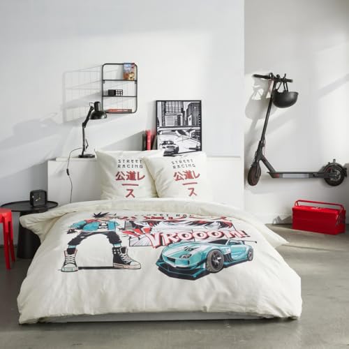 Today Parure de lit 2 Personnes 220x240cm + 2 taies... - Maison & Cuisine Amazon France à 12.97€