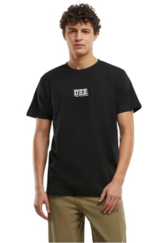 Mister Tee USA College Wording Patch Tee Black, S - Mode & Vêtements Amazon Allemagne à 11.13€