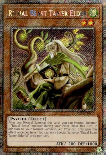 Ritual Beast Tamer Elder (Platinum Secret Rare)... - Jeux Vidéo & Consoles en promo à 4.95€
