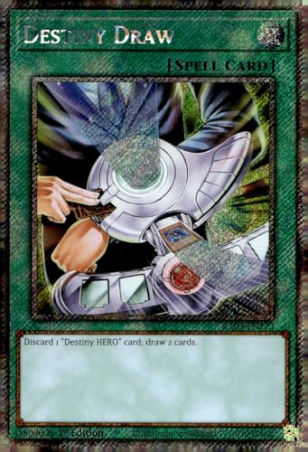 Destiny Draw (Platinum Secret Rare) - RA03-EN173 - Platinum... en promo sur Amazon