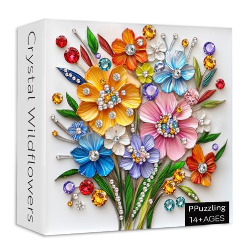 Puzzle Fleurs Sauvages en Cristal 1000 pièces - Jouets & Jeux Amazon France à 11.03€