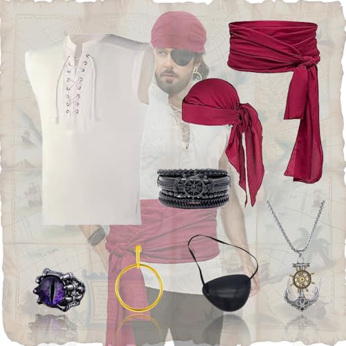 PASLFC Ensemble d'accessoires médiévaux, bandeau et... - Jouets & Jeux Amazon France à 10.40€