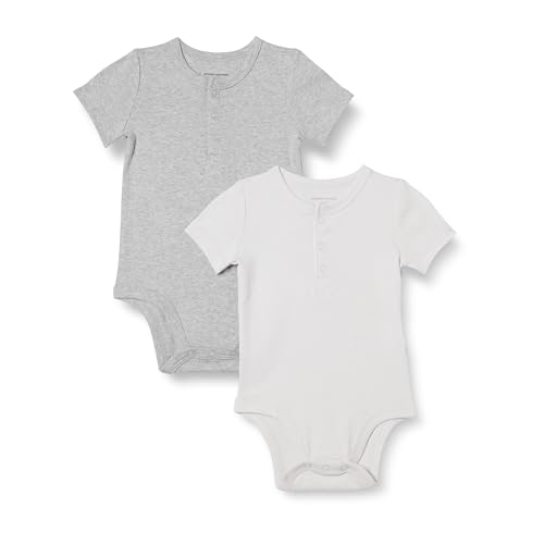 Amazon Essentials Body Henley Mixte Bébé, Lot de 2, Gris... - Amazon France à 6.46€