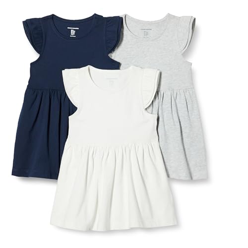 Amazon Essentials Mädchen Rüschen-Jerseykleid, 3er-Pack... - Mode & Vêtements Amazon Allemagne à 15.23€