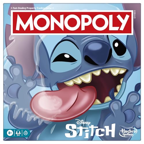 Monopoly: Disney Stitch Board Game, Family Property-Trading... - Jouets & Jeux Amazon Royaume-Uni à 11.49€