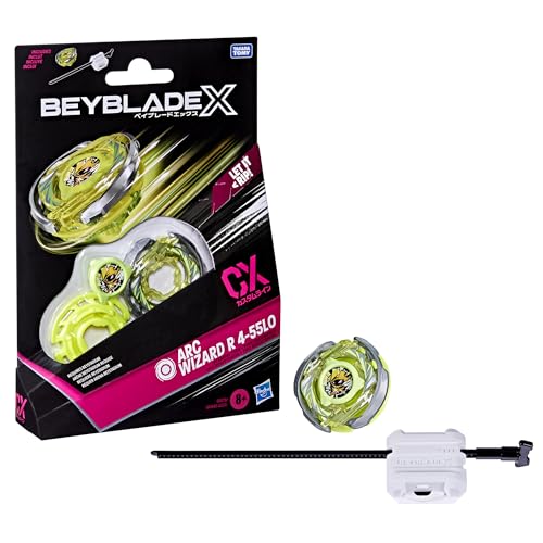 Hasbro Beyblade X Arc Wizard R 4-55LO CX Starter Pack... - Jouets & Jeux Amazon Allemagne à 15.23€