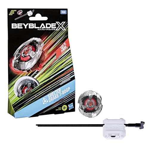 Beyblade X Starter Pack Shelter Drake 7-80GP BX avec toupie... - Jouets & Jeux Amazon France à 14.07€