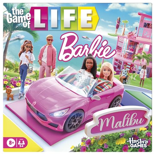 The Game of Life: Barbie Edition Board Game - English... - Jouets & Jeux Amazon Royaume-Uni à 9.99€