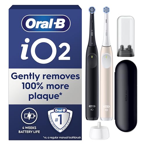 Oral-B iO2 Duo Electric Toothbrushes, 2 Gentle Care... - Santé & Bien-être en promo à 64.98€
