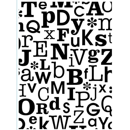 Vaessen Creative Embossing Folder Letters 5.75 x 4.21... - Auto & Moto Amazon Royaume-Uni à 2.45€