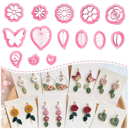 KEOKER Emporte-pièces en argile polymère printanière, 14... - Animalerie Amazon France à 16.26€