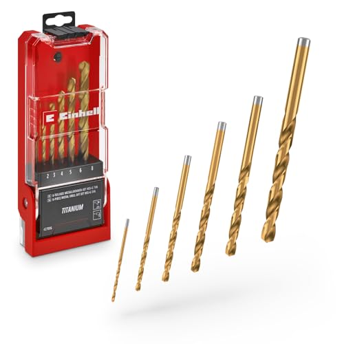 Original Einhell 6-pièces HSS-G Jeu de forets à métaux en... - Bricolage & Outils Amazon France à 12.99€