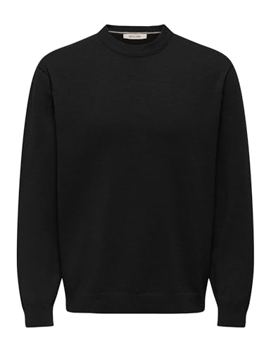 ONLY & SONS Onsgame RLX 12 LS Crew, Nero, XL Uomo - Jouets & Jeux en promo à 15.96€