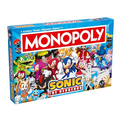 Winning Moves Monopoly Sonic - Gioco da tavolo da 8 e più... - Jouets & Jeux en promo à 18.80€