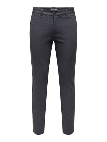 ONLY & SONS Onsmark Slim Check 020960 Pantalon, Bleu Nuit... - Maison & Cuisine Amazon France à 30.08€