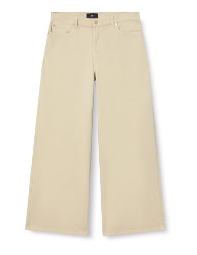 7 For All Mankind Marie Wide Leg Creme - Amazon Germany à 52.23€