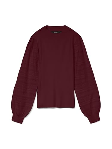 VERO MODA Vmnewlimone LS Highneck Jersey Boo, Winetasting.... - Sports & Fitness en promo à 9.23€