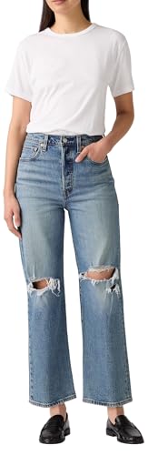 Levi's Ribcage Straight Ankle Queen Mother, Queen Mother... - Animalerie Amazon Royaume-Uni à 36.42€