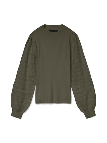 VERO MODA Vmnewlimone Ls Pull à col Haut Boo, Grape Leaf, XS en promo à 12,51€ (-65%) sur Amazon FR