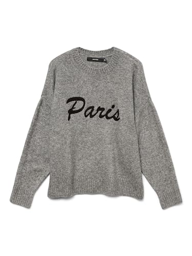 VERO MODA Vmboom Ls Pull à col Rond avec Texte Noos... en promo à 14,52€ (-64%) sur Amazon FR