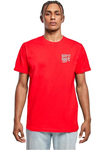 Mister Tee Keep It 100% Tee cityred, XL - Bon plan à 8.66€