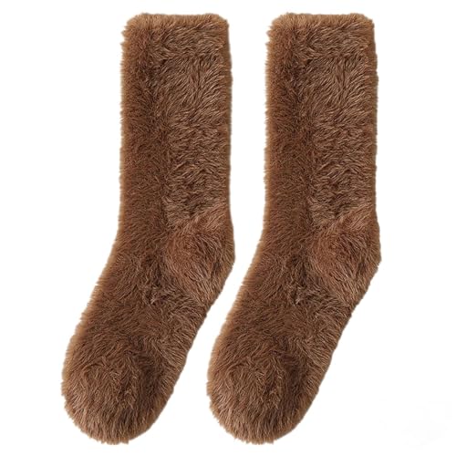 Calcetines de punto suave para mujer, calcetines de pelo... - Mode & Vêtements en promo à 1.83€