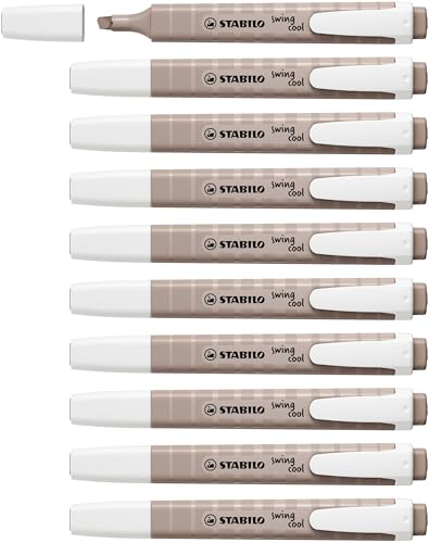 STABILO - Textmarker - swing cool NatureCOLORS - 10er Pack... - Amazon Allemagne à 7.36€