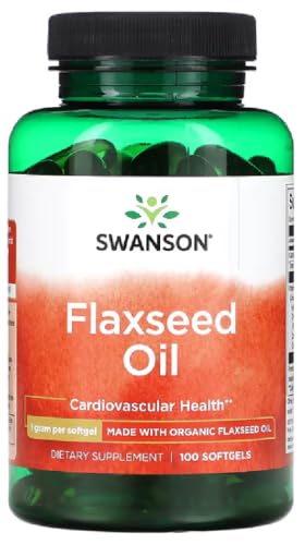 Swansons Swanson - Flaxseed Oil, 1000mg | Heart Health and... - Auto & Motorcycle Amazon UK à 9.49€