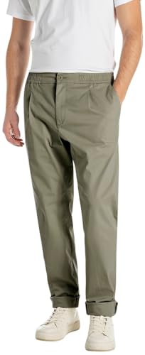 Replay Adhann Pantalón, 232 Verde liquen, 31W / 32L Hombres - Home & Kitchen Amazon Spain à 30.26€
