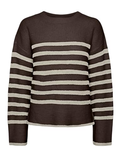 PIECES Pcline LS O-Neck Knit Pwp BC, Hot Fudge, L para Mujer - High-Tech & Électronique Amazon Espagne à 13.40€