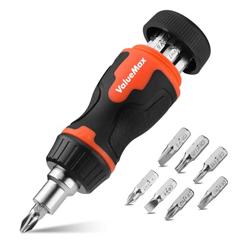 ValueMax Stubby Ratschenschraubendreher, mit 7 magnetischen... - Bricolage & Outils Amazon Allemagne à 10.84€