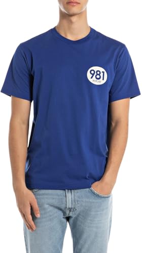 Replay M3201 Camiseta, 482 Electric Blue, L Hombres - Jouets & Jeux en promo à 10.32€