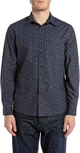 Replay M4148 Camicia, 010 Blu/Blu Chiaro, XL Uomo - Jouets & Jeux Amazon Italie à 25.14€