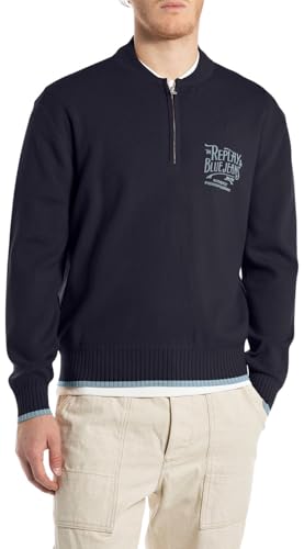 Replay Uk4886 Suéter pulóver, 780 Dark Blue, L para Hombre - Jouets & Jeux Amazon Espagne à 21.49€