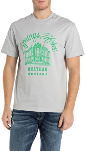 Replay M3283 Camiseta, 396 Ice, M Hombres - Jouets & Jeux en promo à 17.34€