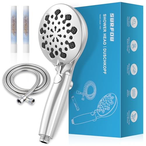 Pommeau de Douche Filtrant avec 2, 10 Types de Jets... en promo à 12,20€ (-42%) sur Amazon FR