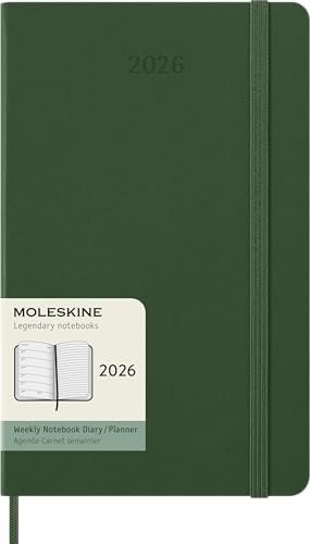 Moleskine Agenda Hebdomadaire, Agenda Hebdomadaire 2026 12... - Fournitures Bureau Amazon France à 13.45€