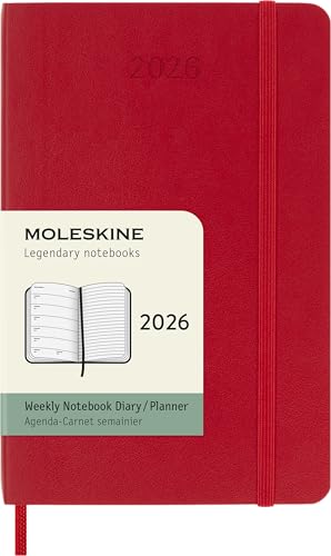 Moleskine Agenda Hebdomadaire, Agenda Hebdomadaire 2026 12... - Sports & Fitness Amazon France à 11.45€