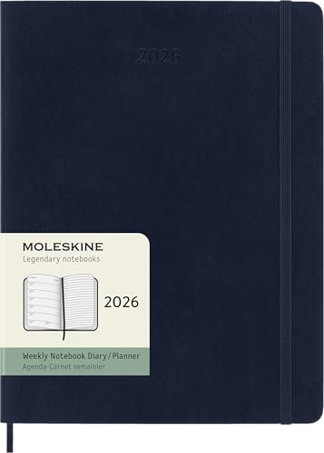 Moleskine Agenda Hebdomadaire, Agenda Hebdomadaire 2026 12... - Sports & Fitness Amazon France à 14.95€